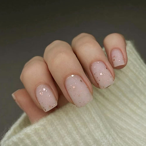 Koyu Bakır Stiletto Press-On Nails