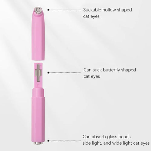 3-In-1 Aperture Shape Cat Eye Nail Art Magnet Tool Black Hole Nail Mag