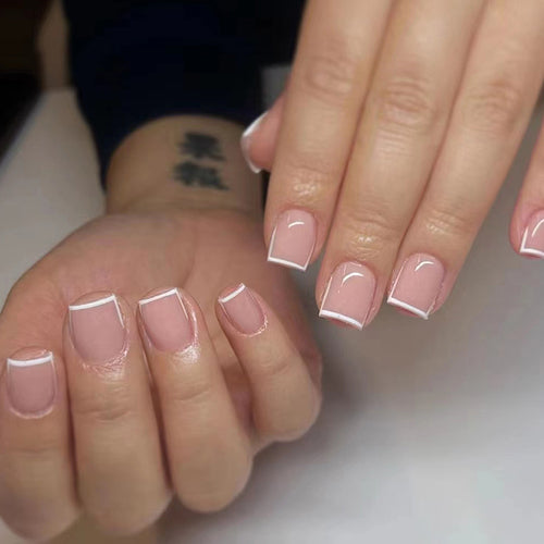 Koyu Çikolata Badem Press-On Nails