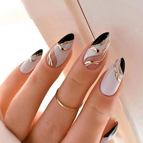 Koyu Gül Kurusu Oval Press-On Nails